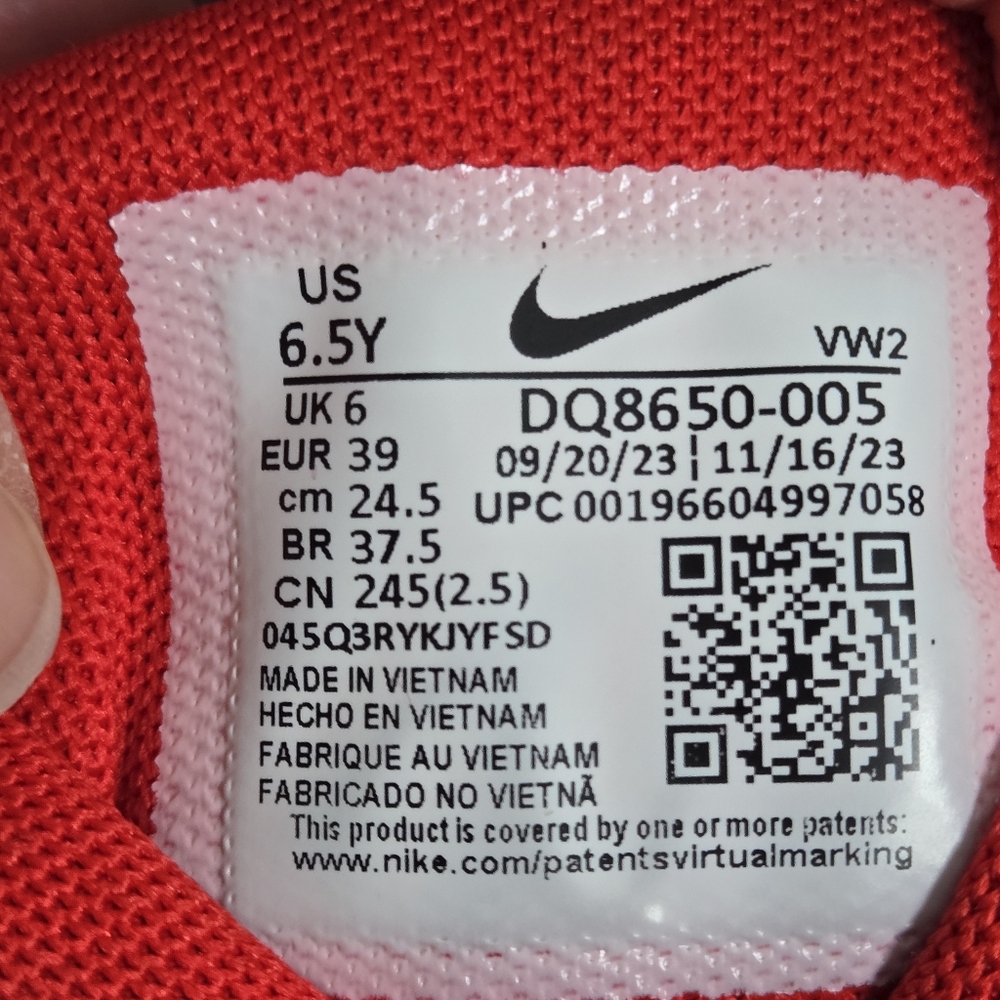 Nike Lebron Witness 7 Basketball Black/red And White Sneakers,  6.5 Y - Picture 12 of 12